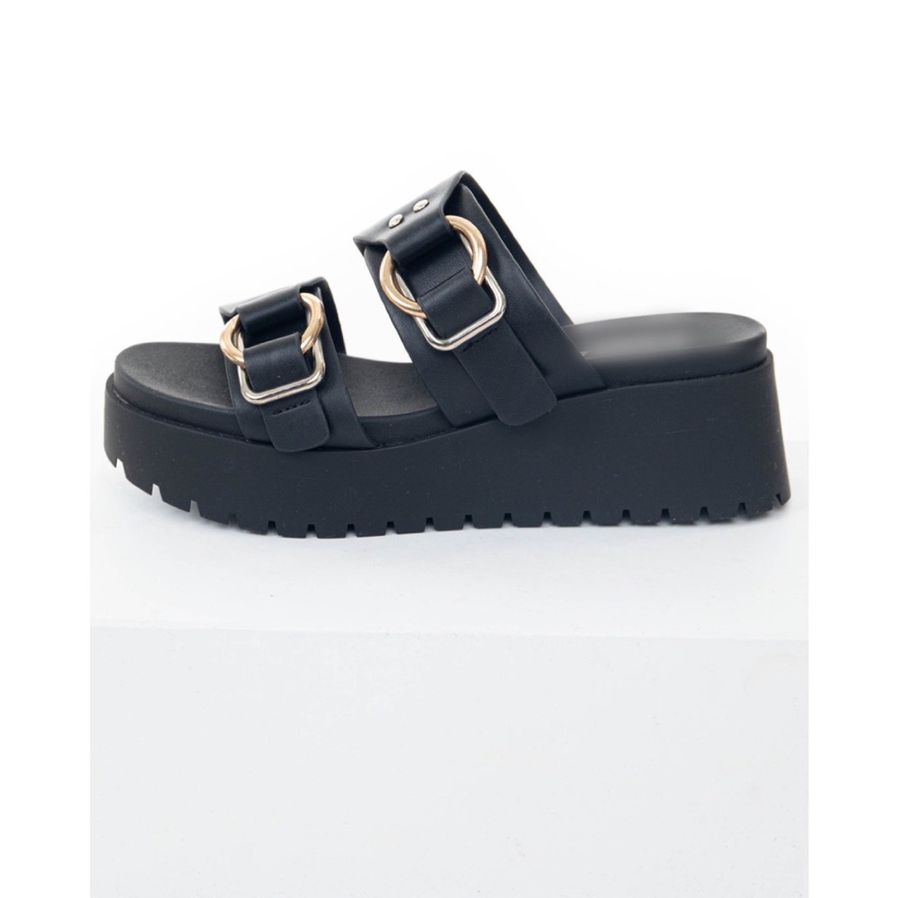 Black platform sandals - Picture 7 of 7